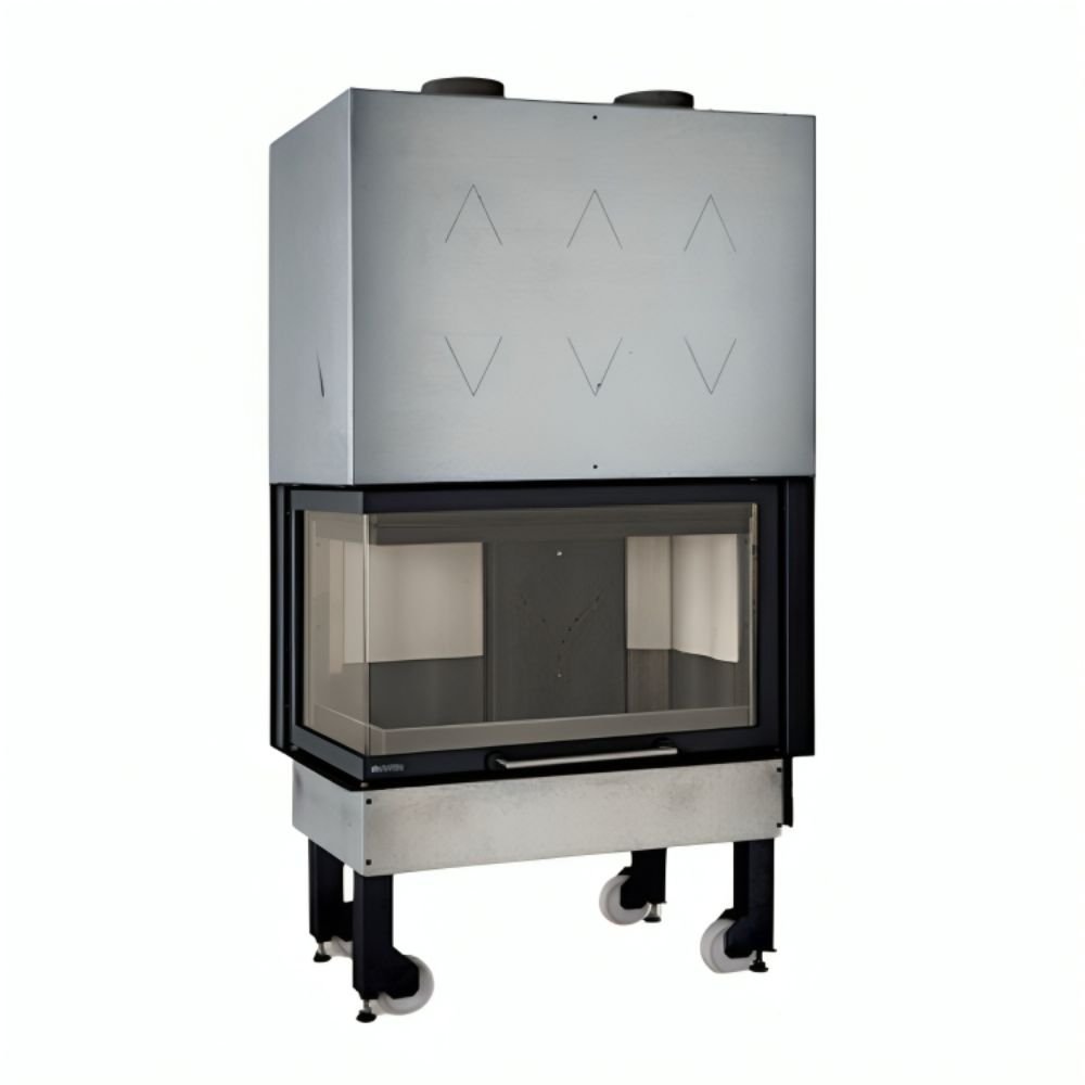 Italienischer Kamineinsatz / Kamin La Nordica Monoblocco 800 Angolo links, 10.0kW | Kamineinsatz Gusseisen | Kamin |