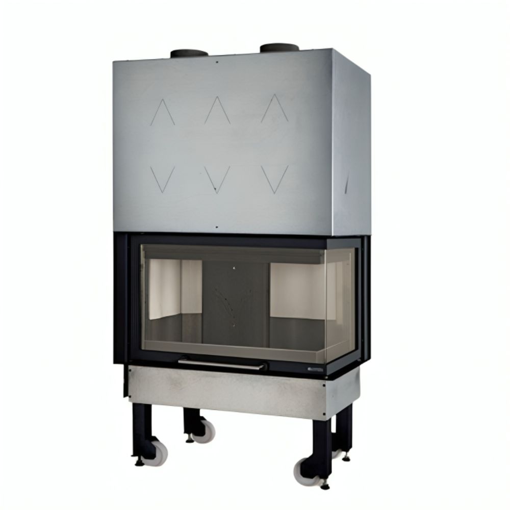 Italienischer Kamineinsatz / Kamin La Nordica Monoblocco 800 Angolo Rechts, 10.0kW | Kamineinsatz Gusseisen | Kamin |