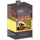 Wood Burning Stove with Oven Prity K2 GT F, 8.1 kW |  |  |