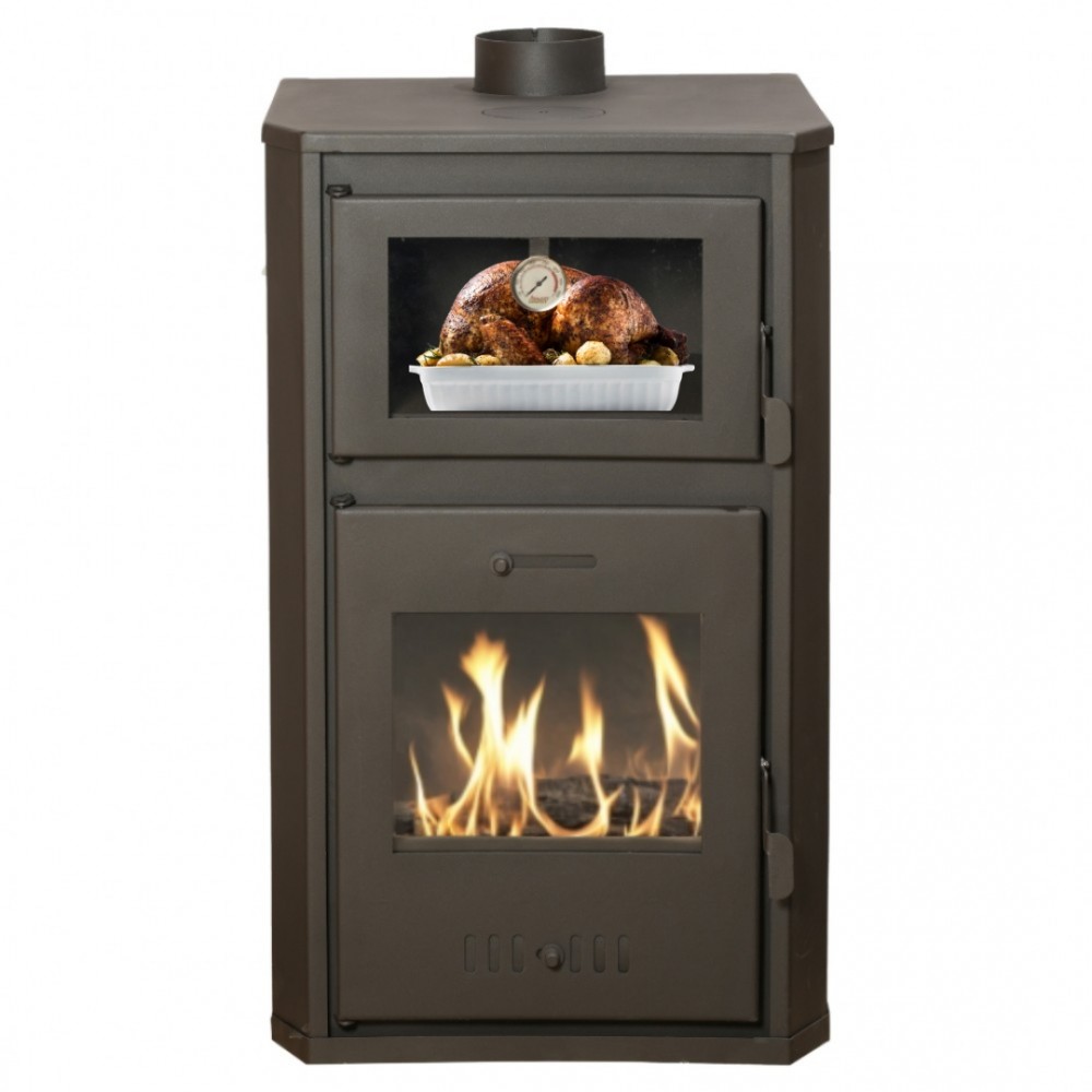Kaminofen, Holzofen Wasserführend mit Backfach Balkan Energy, Modell Rosana, 18.56kW - 24.56kW | Wasserführender Kaminofen | Kaminofen |