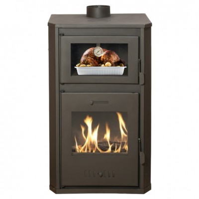 Kaminofen, Holzofen Wasserführend mit Backfach Balkan Energy, Modell Rosana, 18.56kW - 24.56kW - Produktvergleich
