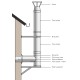 Edelstahl Schornstein bausatz für Pelletofen, Isolierung, Ф80 (Innendurchmesser), 6.7m | Schornstein Bausatz | Schornstein |