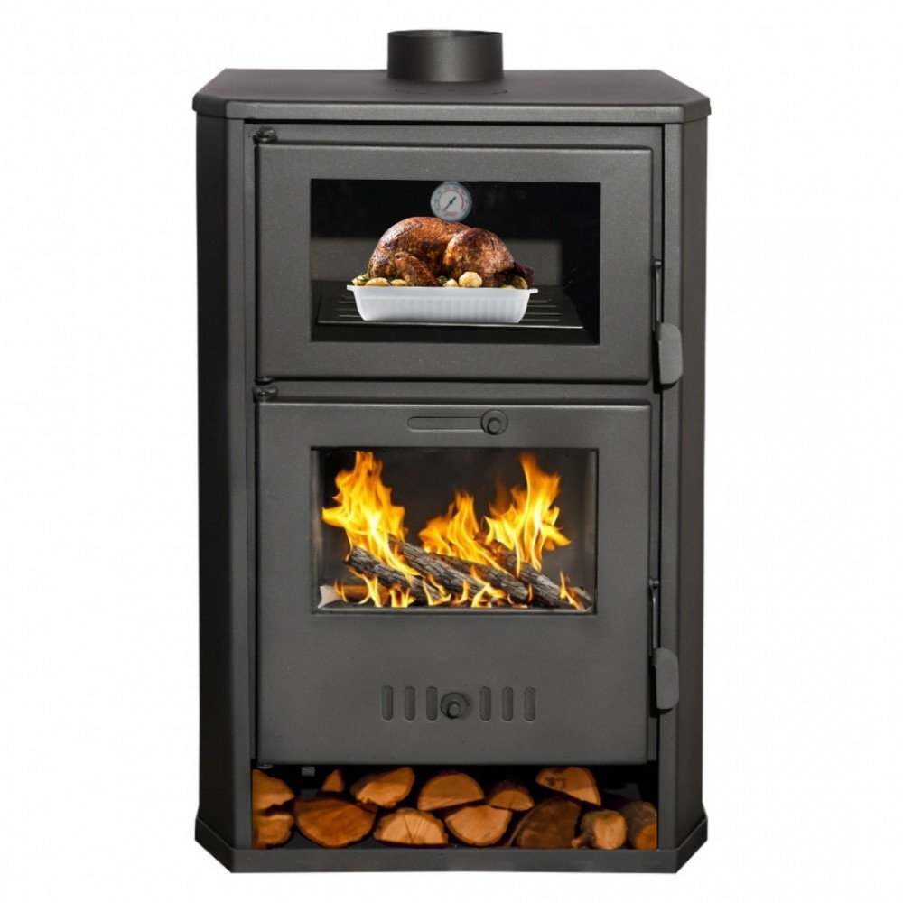 Kaminofen, Holzofen Wasserführend mit Backfach Balkan Energy, Modell Suzana, 11.6kW - 17.5kW | Wasserführender Kaminofen | Kaminofen |