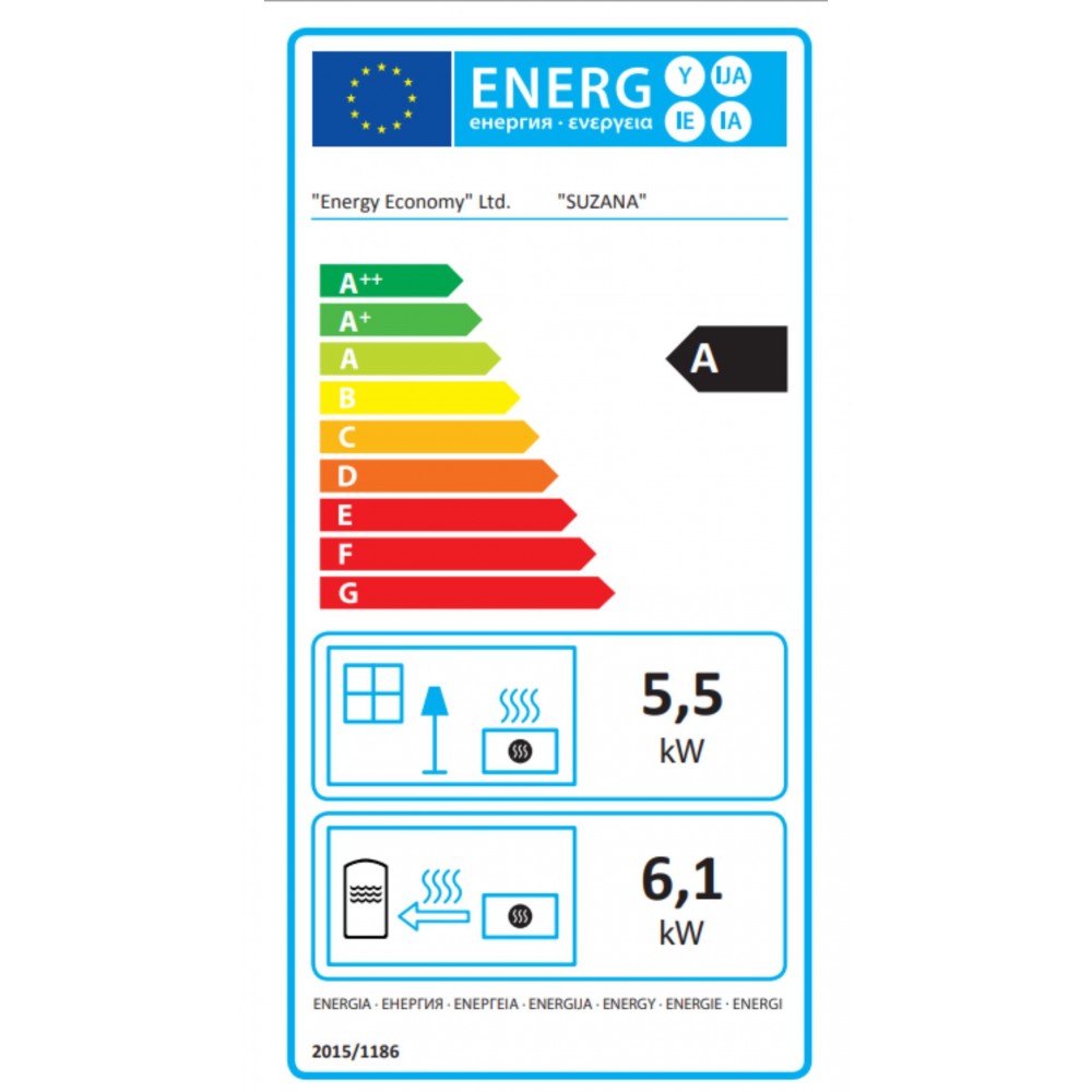 Kaminofen, Holzofen Wasserführend mit Backfach Balkan Energy, Modell Suzana, 11.6kW - 17.5kW | Wasserführender Kaminofen | Kaminofen |