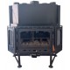 Kamineinsatz, Kamin Prity, Modell TC2F, Leistung 18.5kW, Gebläse, Gusseisentür, Panoramablick | Kamin | Kamineinsatz |