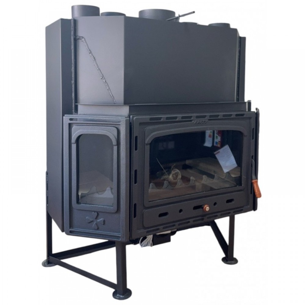 Kamineinsatz, Kamin Prity, Modell TC2F, Leistung 18.5kW, Gebläse, Gusseisentür, Panoramablick | Kamin | Kamineinsatz |