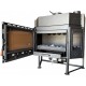 Kamineinsatz, Kamin Prity, Modell TCF, Leistung 18.5kW, Gebläse, Gusseisentür, Panoramablick | Kamin | Kamineinsatz |
