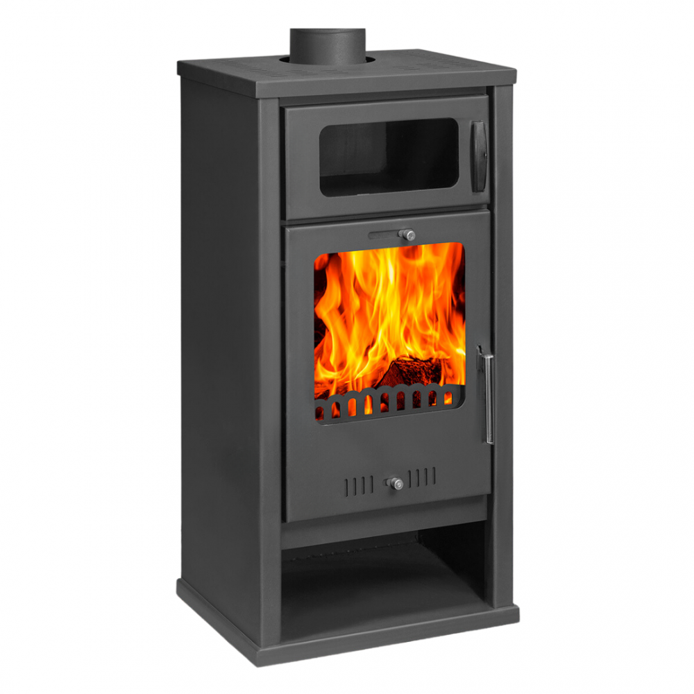 Kaminofen, Holzofen mit Backfach Balkan Energy, Modell Troy, Leistung 7.8kW | Holzofen | Kaminofen |