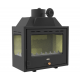 Kamineinsatz, Kamin Prity, Modell PS2, Links, Leistung 10.3kW, Eckplatzierung, Panoramablick | Kamin | Kamineinsatz |