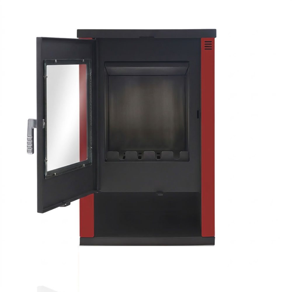 Kaminofen, Holzofen Verso Lheia Rot, Leistung 7.5 kW | Holzofen | Kaminofen |