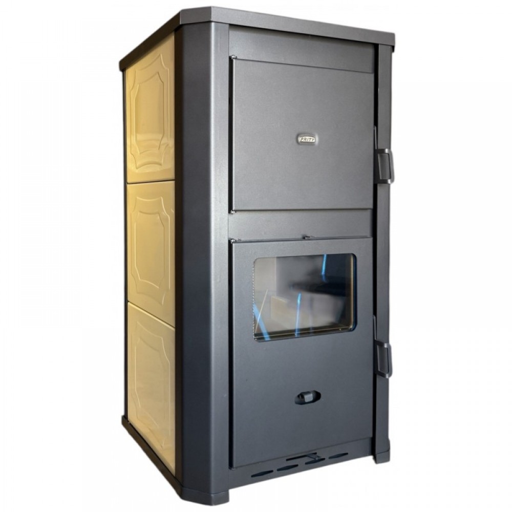 Kaminofen, Holzofen Wasserführend Prity, Modell WD W29 D, Leistung 31.5kW | Wasserführender kaminofen | Kaminofen |