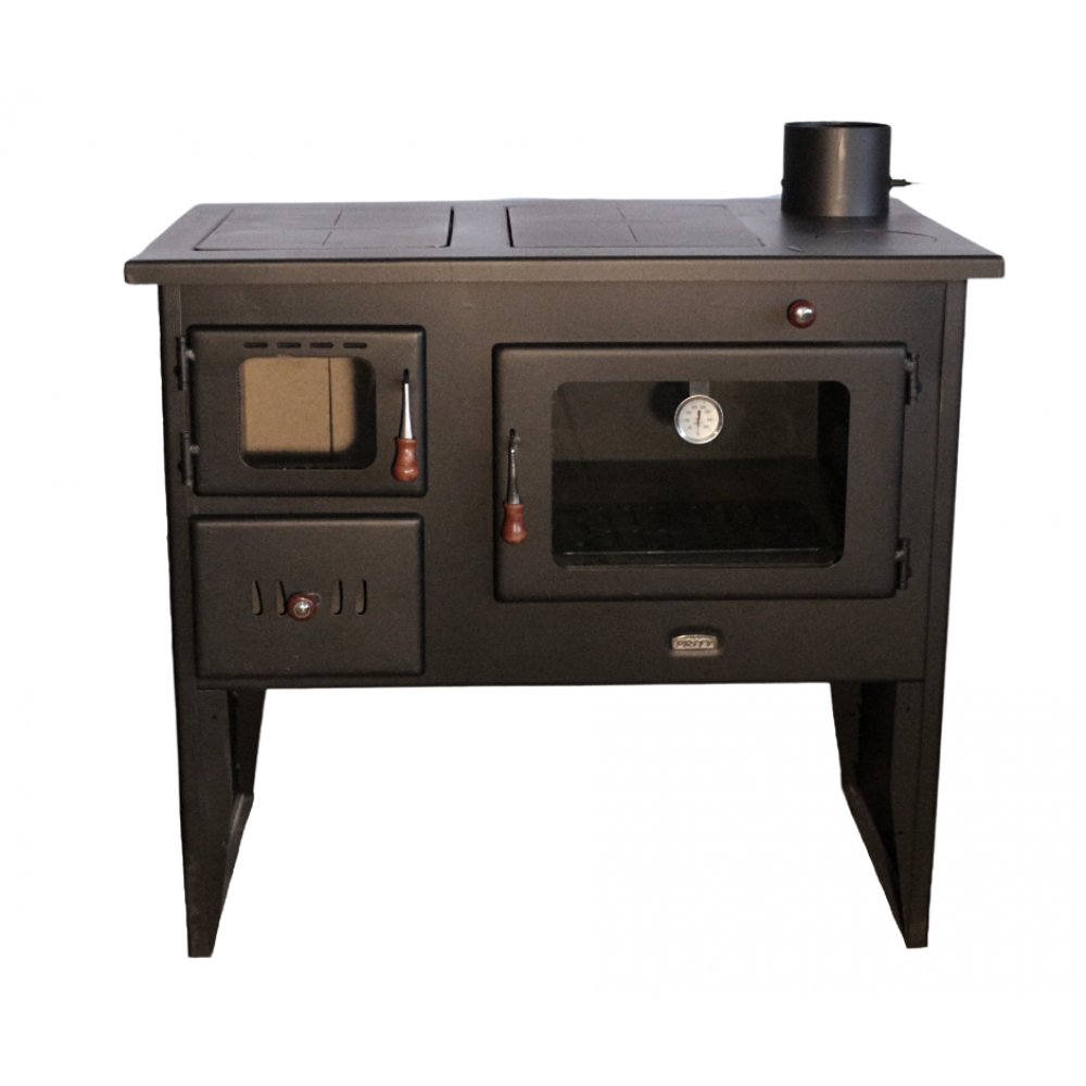Küchenofen / Küchenhexe mit Backofen und Kochplatte Prity, Modell 2P41, Leistung 15.2kW, Füße | Küchenofen / Küchenhexe |  |