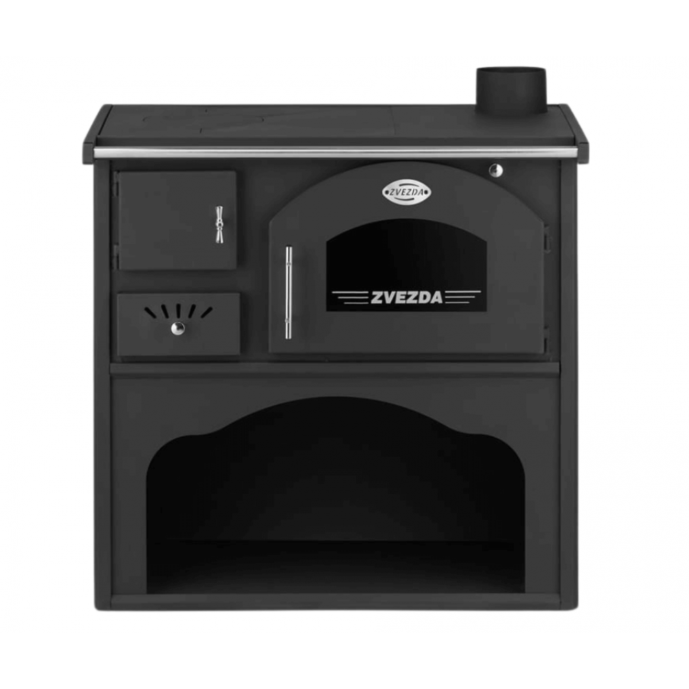 Küchenofen / Küchenhexe mit Backofen und Kochplatte Zvezda, Modell Classic GF, Leistung 5.9kW | Küchenofen / Küchenhexe |  |