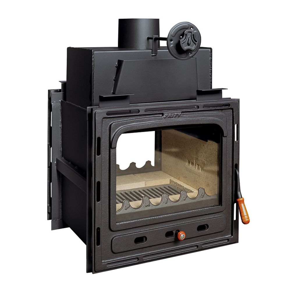 Kamineinsatz, Kamin Prity Modell 2CM, Gusseisentür, Leistung 13.5kW | Kamineinsatz | Kamin |