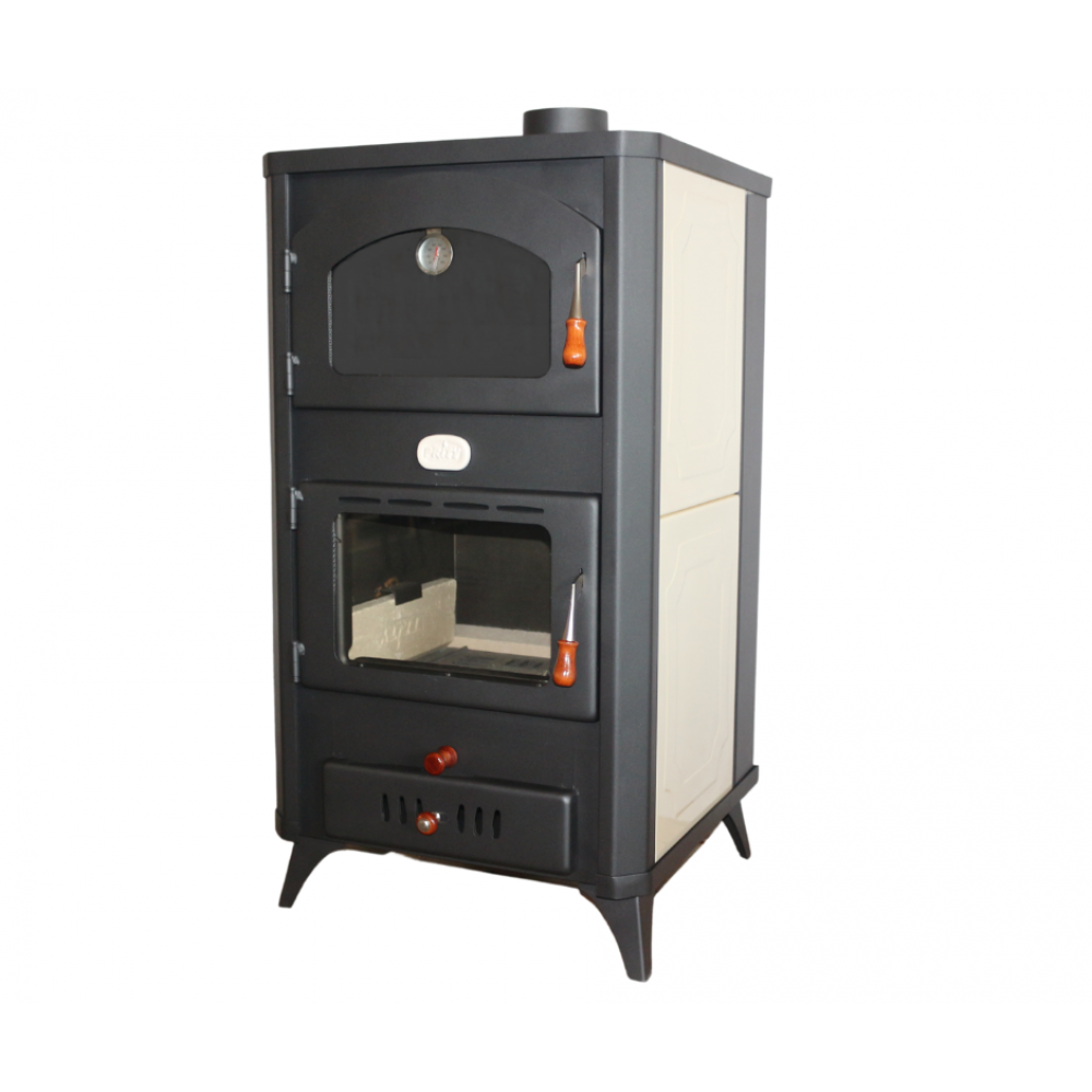Kaminofen, Holzofen Wasserführend mit Backfach Prity, Modell FG W18 R, Leistung 23.4 kW | Wasserführender Kaminofen | Kaminofen |