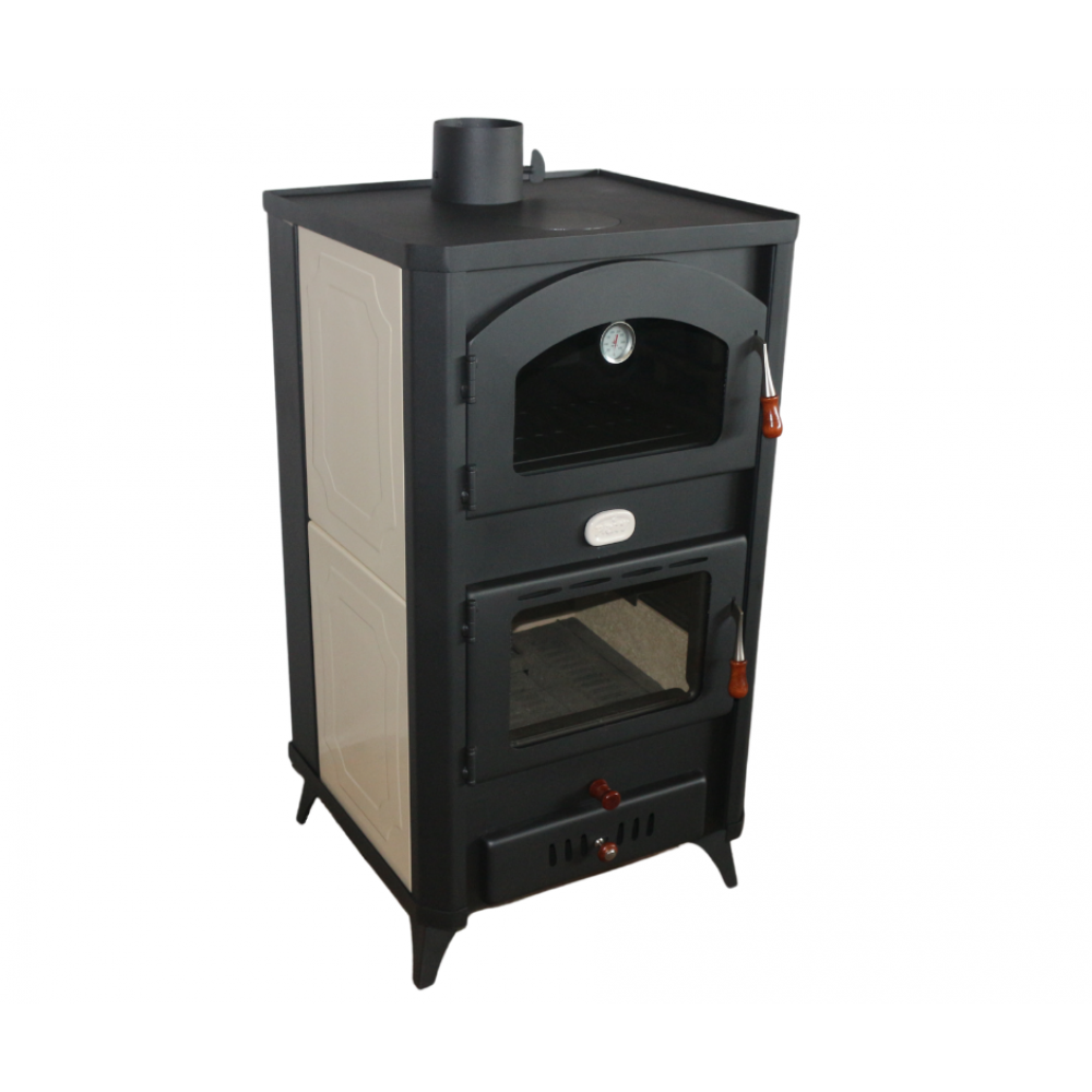 Kaminofen, Holzofen Wasserführend mit Backfach Prity, Modell FG W18 R, Leistung 23.4 kW | Wasserführender Kaminofen | Kaminofen |