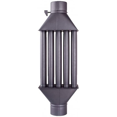 XL Abgaswärmetauscher / Warmlufttauscher für Holzöfen, Rauchrohr-Wärmetauscher, 130mm Durchmesser - Produktvergleich