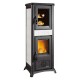Italienischer Kaminofen, Holzofen mit Backfach La Nordica Gemma Forno Weiß, 7.3kW | Holzofen | Kaminofen |