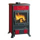 Italienischer Kaminofen, Holzofen La Nordica Rossella R1 Rot, 9kW | Holzofen | Kaminofen |