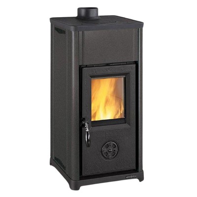 Italienischer Kaminofen, Holzofen La Nordica Tea Schwarz, 7kW - La Nordica