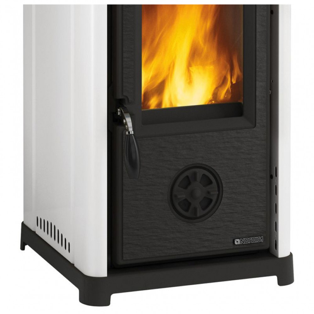 Italienischer Kaminofen, Holzofen La Nordica Tea Weiß, 7kW | Holzofen | Kaminofen |