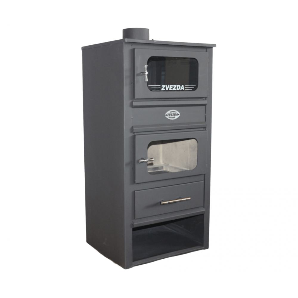 Kaminofen, Holzofen mit backfach Zvezda Model MF, Leistung 10.9kW | Holzofen | Kaminofen |