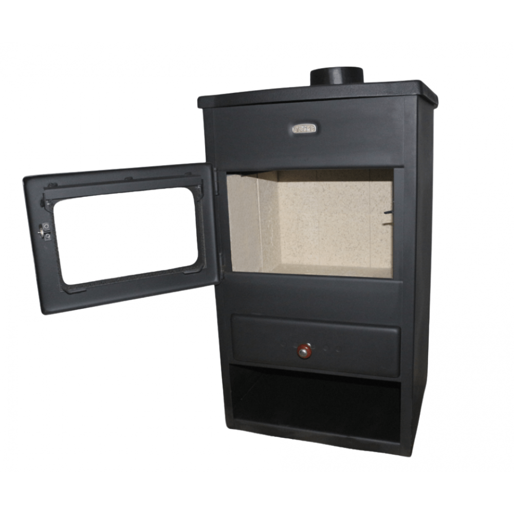 Kaminofen, Holzofen PRITY K1 CP, Obere Platte aus Gusseisen, Leistung 9.5 kW | Kaminofen Gusseisen | Kaminofen |