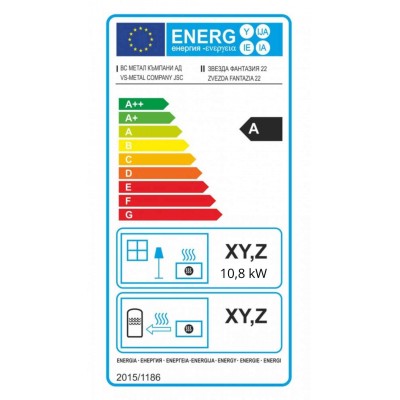 Kaminofen, Holzofen Zvezda, Modell Fantasia, Leistung 10.8 kW - Produktvergleich