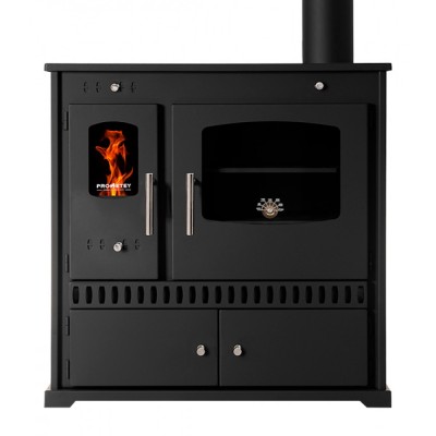 Küchenofen / Küchenhexe Prometey Perfect Eco, 7kW - Kaminofen - Holzofen mit Backfach