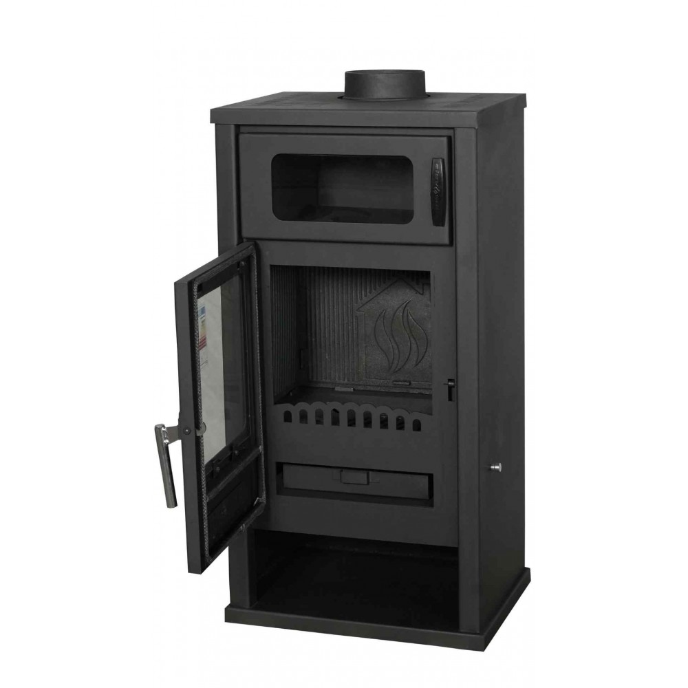 Kaminofen, Holzofen mit Backfach Balkan Energy, Modell Troy, Leistung 7.8kW | Holzofen | Kaminofen |