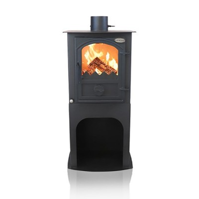 Kaminofen Verso 1 Stand CID mit Gusseisentür, 7.5kW - Verso