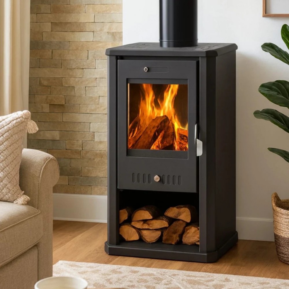 Kaminofen, Holzofen Balkan Energy, Modell Bianca, Leistung 8.5kW | Holzofen | Kaminofen |