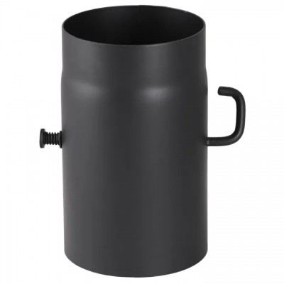 Schwarzes Rauchrohr aus Stahl PARKANEX mit Dämpfer, gerade, Länge 0.25 m, Ø130, Dicke 2mm - Produktvergleich