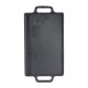 Doppelseitige Grillplatte aus Gusseisen, 38x23 cm | Gusseisenplatte |  |