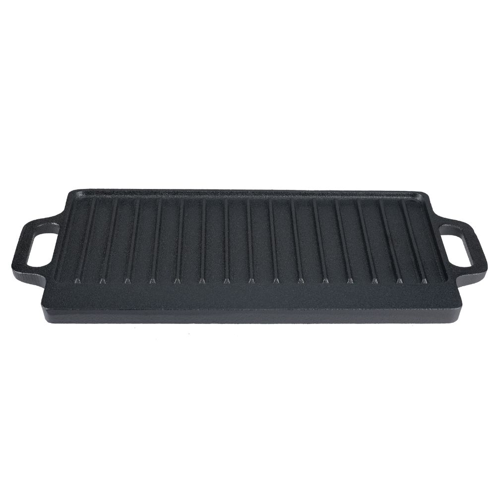 Double-sided cast iron grill plate, 43x23 cm |  |  |