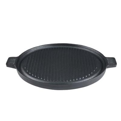 Doppelseitige Grillplatte aus Gusseisen, Ф35 - Gusseisenplatte