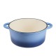 Emaillierter Gusseisen Topf, Blau, Ф22 | Gusseisen Topf |  |