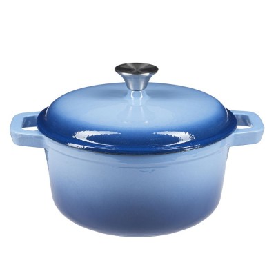 Emaillierter Gusseisen Topf, Blau, Ф24 - Produktvergleich