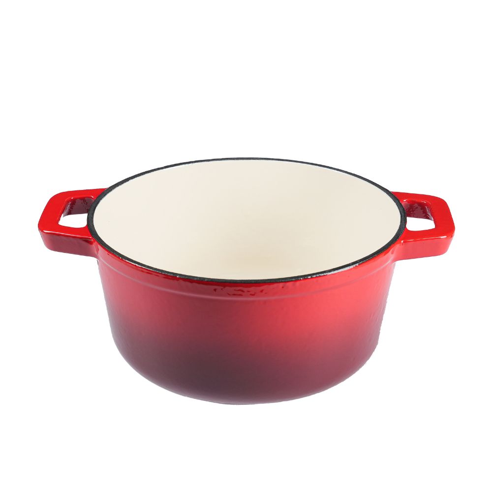 Emaillierter Gusseisen topf, Rot, Ф24 |  |  |