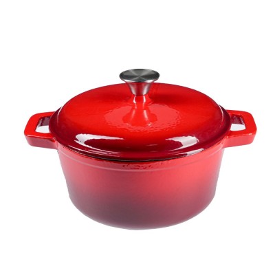 Emaillierter Gusseisen topf, Rot, Ф24 - Produktvergleich