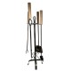 Kaminbesteck Set - 5 Teiliges | Zubehör | Holz |
