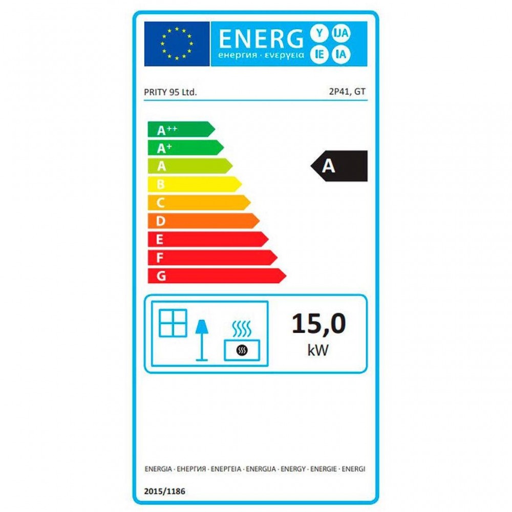 Küchenofen / Küchenhexe Prity GT Rot, mit Edelstahl-Backofen und Glaskeramik-Kochfeld, 15 kW | Küchenofen / Küchenhexe |  |