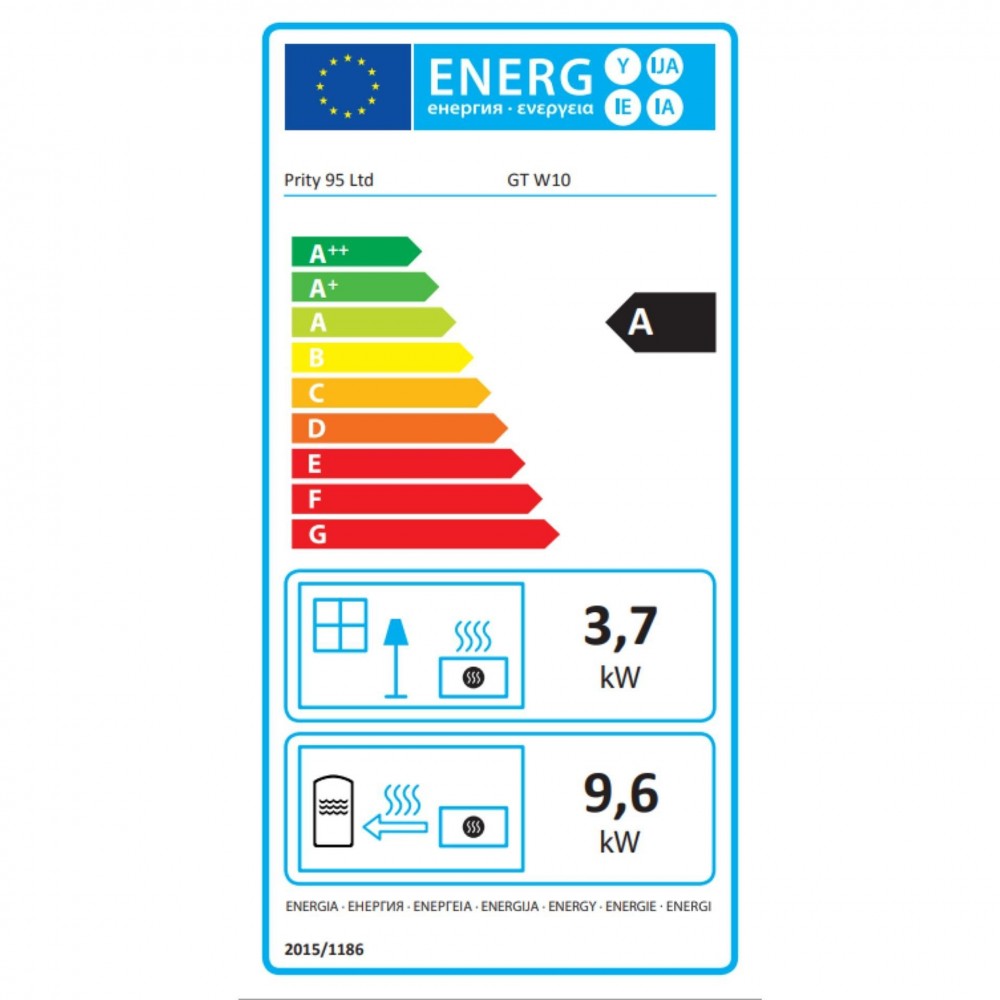 Küchenofen / Küchenhexe Wasserführend Prity GT W10 Rot, mit Edelstahl-Backofen, Stahlhobel und Schublade, 13.3 kW | Küchenofen / Küchenhexe |  |