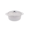 Gusseisen Topf Tiefer Solagio, Ivory, Ф12
