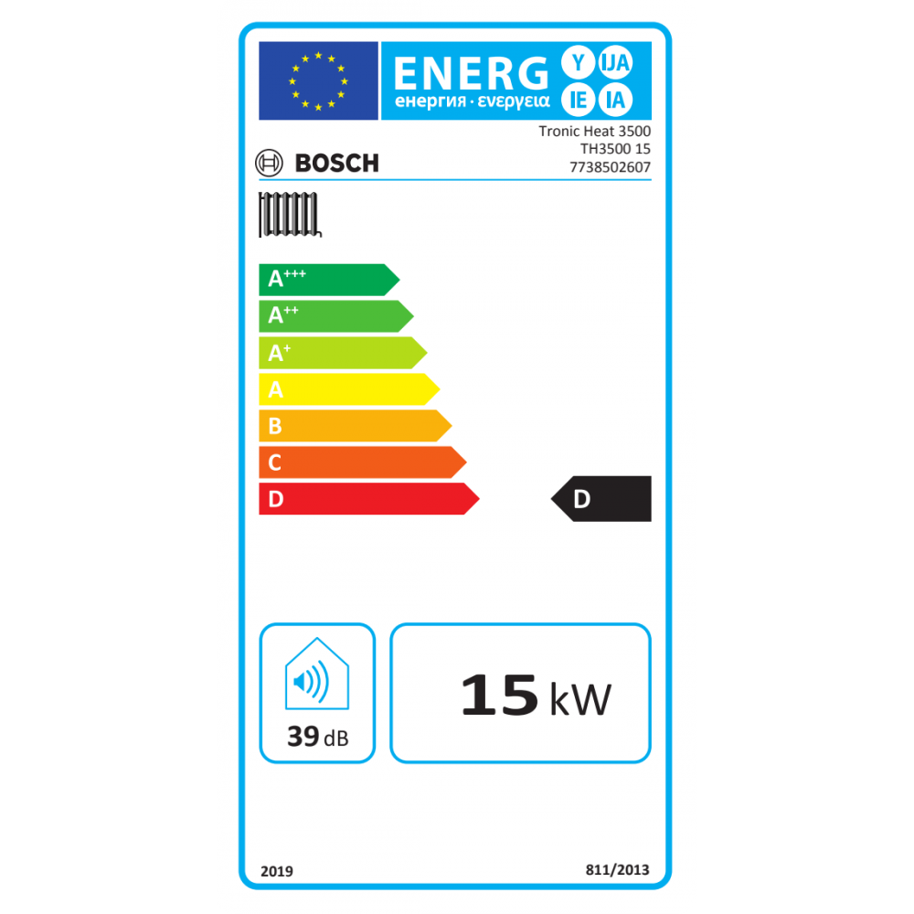 Elektroheizkessel zur Raumbeheizung inklusive Trinkwassererwärmung Bosch TRONIC HEAT 3500, 15kW | Elektroheizkessel |  |