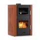 Kaminofen, Holzofen Wasserführend mit Backfach Velmora Fire ATS HYDRO ΜΑSΙΝΑ 90-25 Terrakotta, 25kW | Holzofen | Kaminofen |