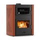 Kaminofen, Holzofen Wasserführend mit Backfach Velmora Fire ATS HYDRO ΜΑSΙΝΑ 90-30 Terrakotta, 35kW | Holzofen | Kaminofen |