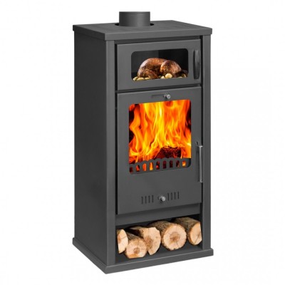 Kaminofen, Holzofen mit Backfach Balkan Energy, Modell Troy, Leistung 7.8kW - Produktvergleich