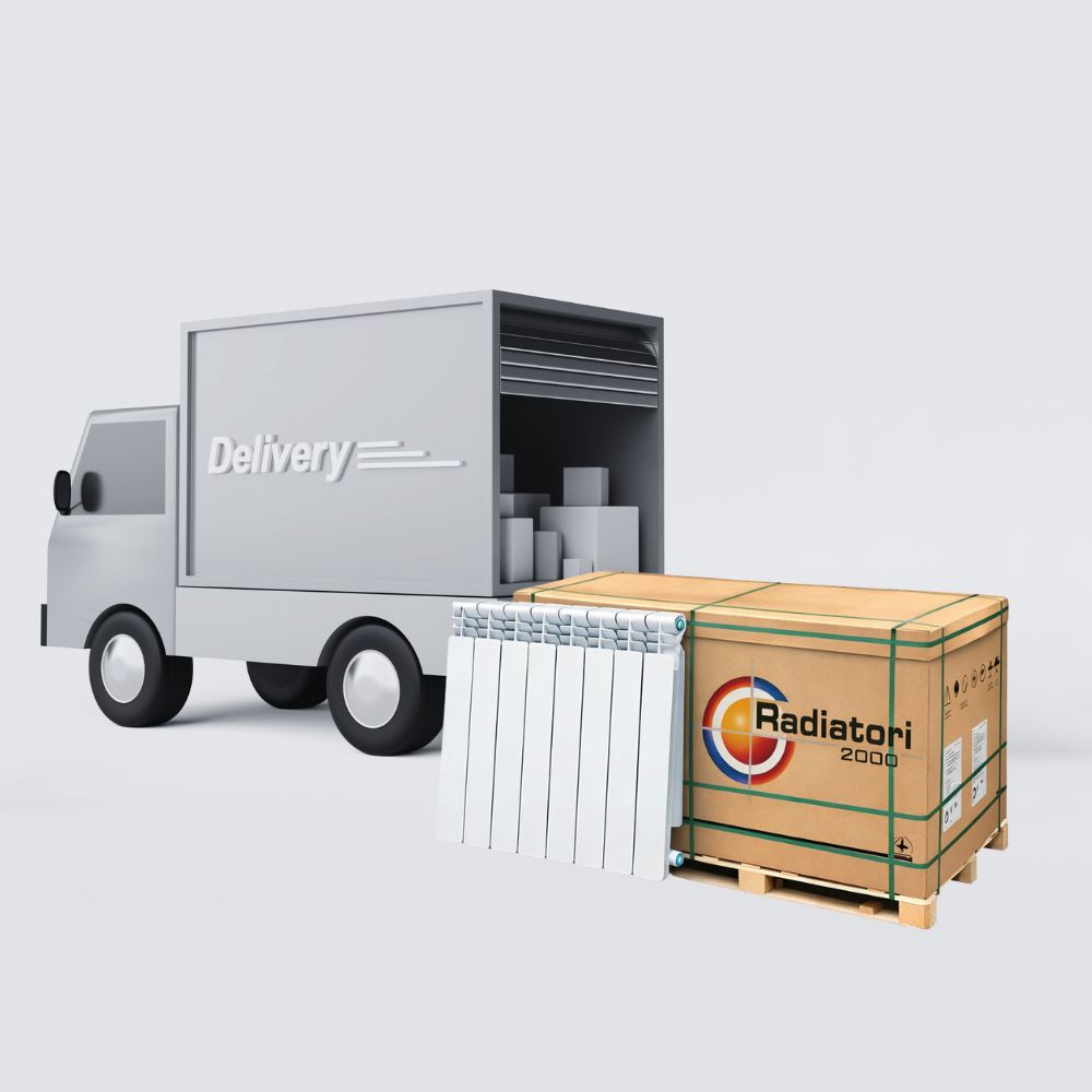 Komplettes Set Aluminium Heizkörper Helyos Evo H600, 10 Stück x 10 Segmente | Aluminium Heizkörper | Heizkörper |