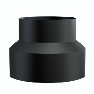 Rauchrohr / Ofenrohr Adapter MK NERO, Stahl, Schwarz, Ø120-130 - Produktvergleich